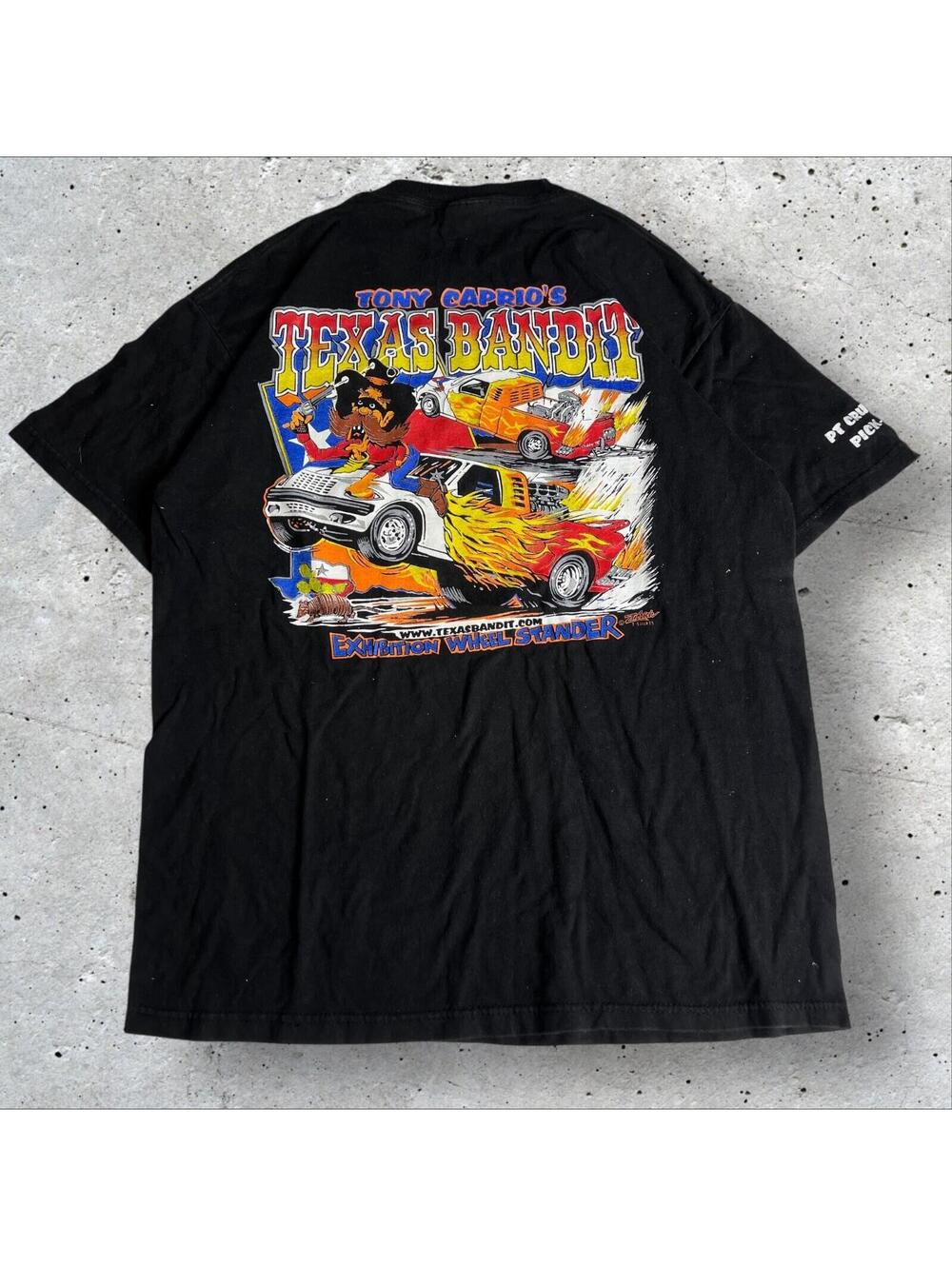 Tony Caprio's Texas Bandit Exhibition Wheel Stander TShirt Size L